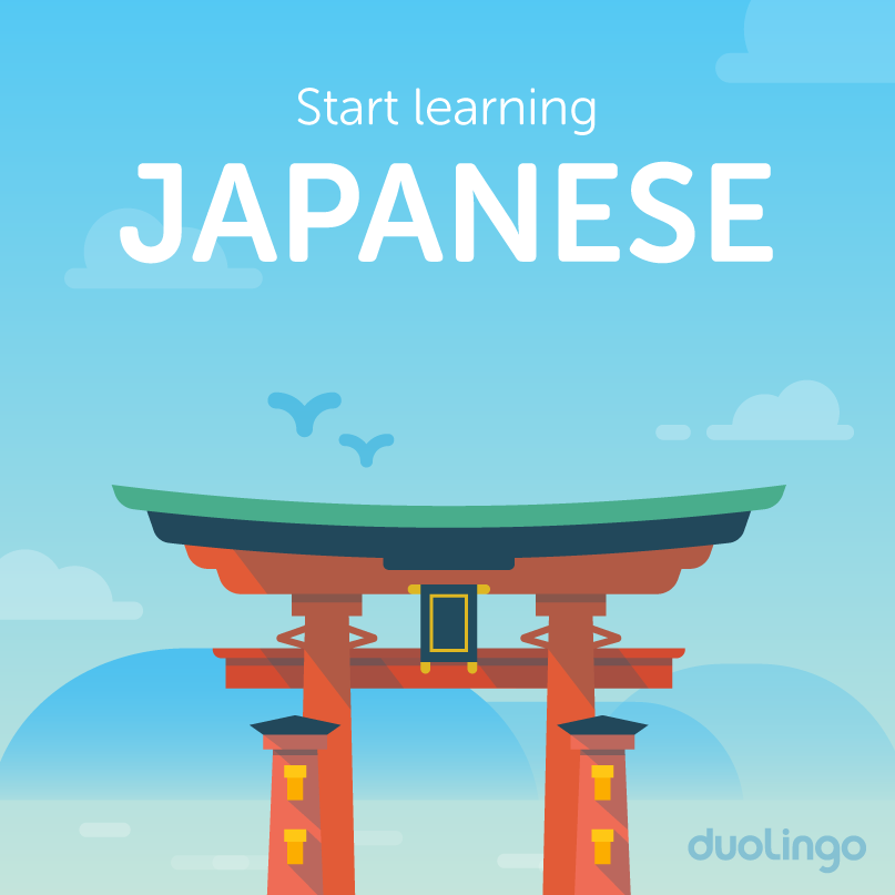 Start learning Japanese on Duolingo