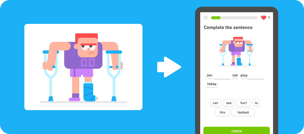Shape language: Duolingo's art style
