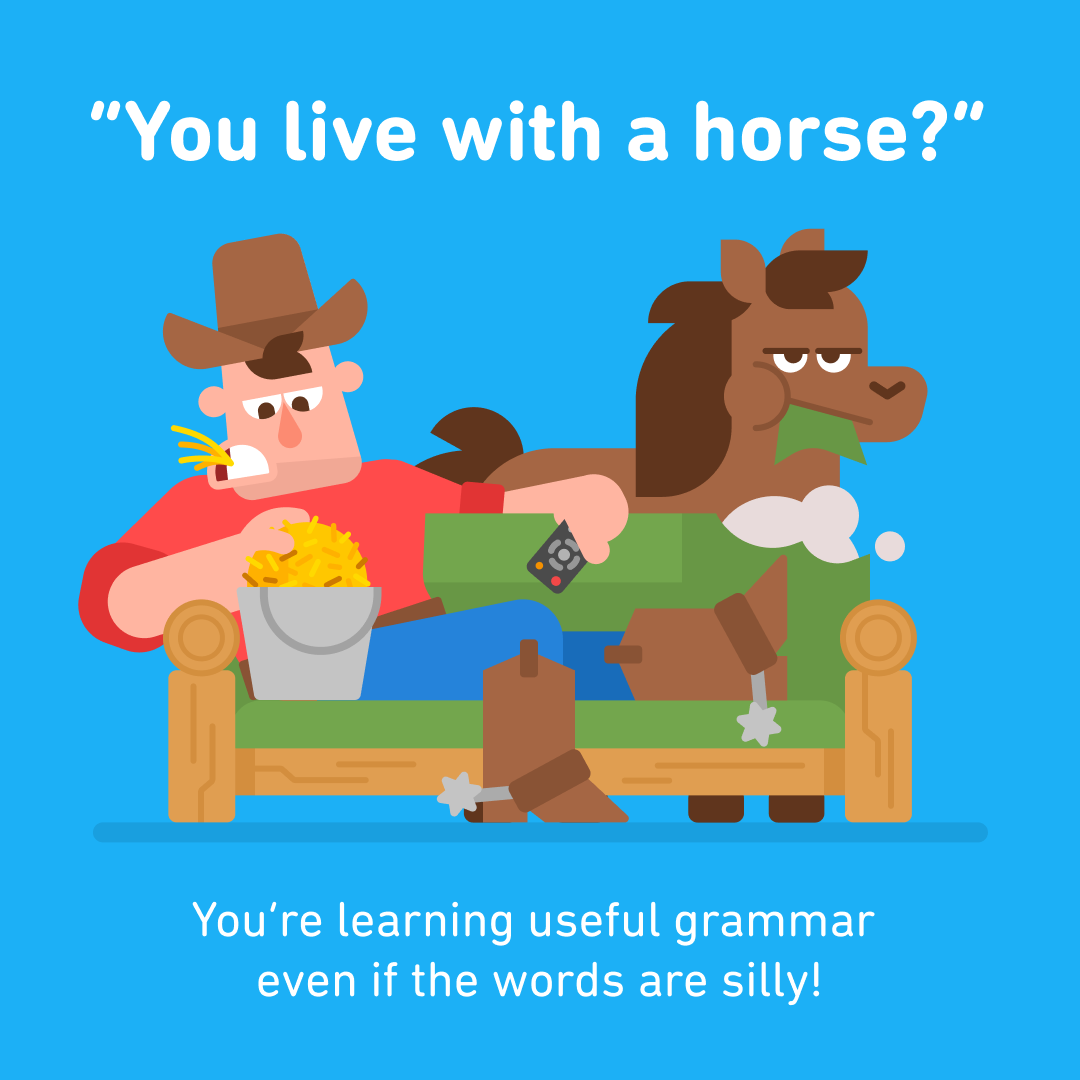 Duolingo Silly Sentences Are Great For Language Learning