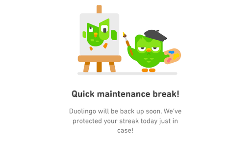 BRB maintenance page