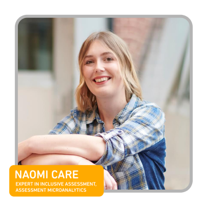 Naomi Care, Especialista em avaliação inclusiva, Assessment MicroAnalytics