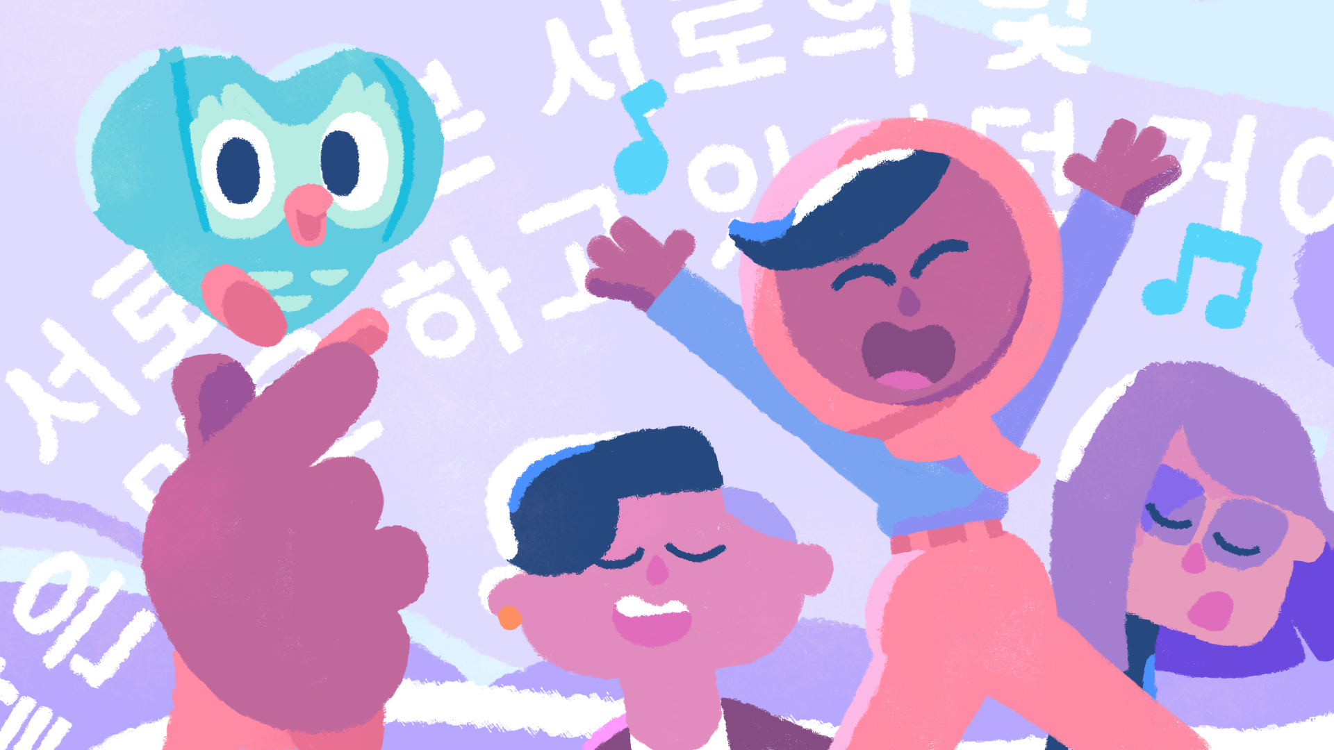 Fãs do BTS aprendem coreano no Duolingo