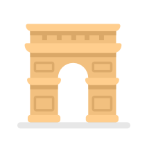 Illustration of the Arc de Triomphe
