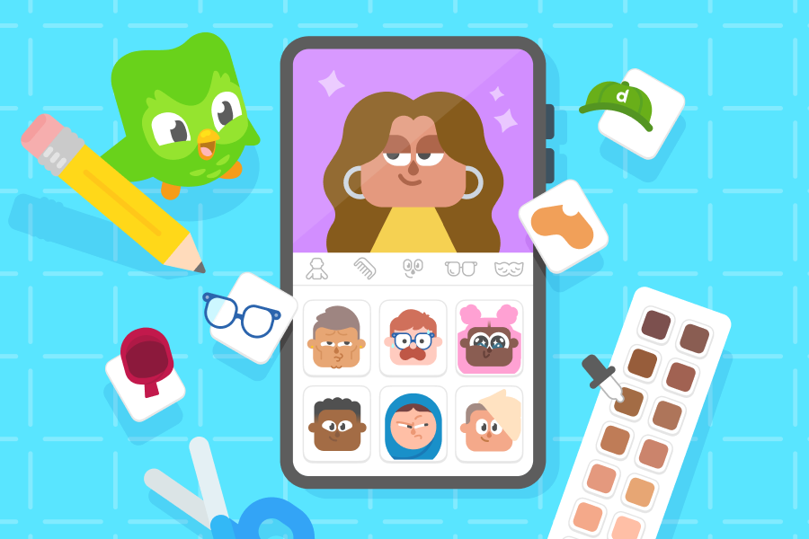 Vire um personagem do Duolingo com os novos avatares!