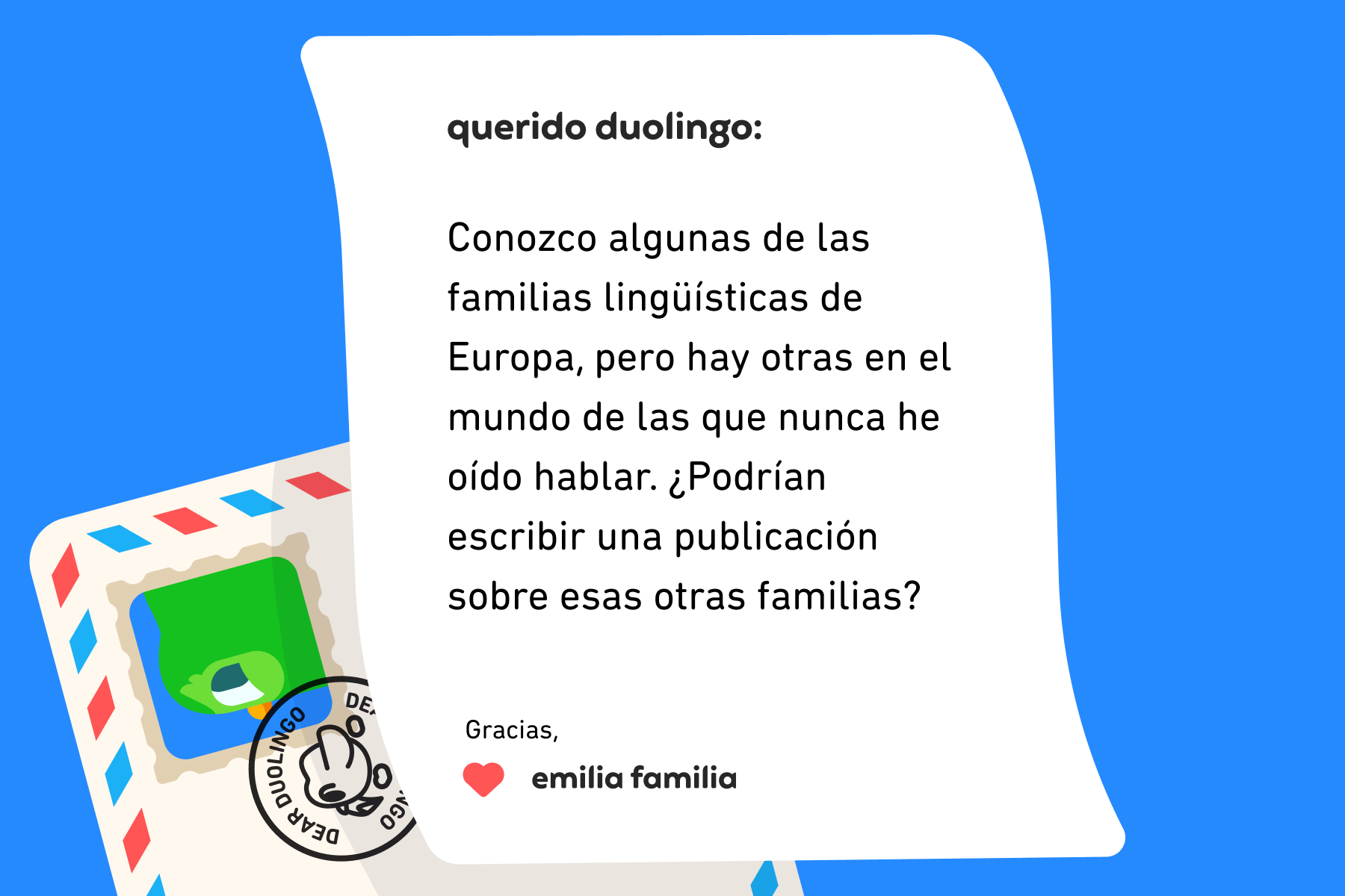 Querido Duolingo: ¿cuáles son las distintas familias lingüísticas del mundo?